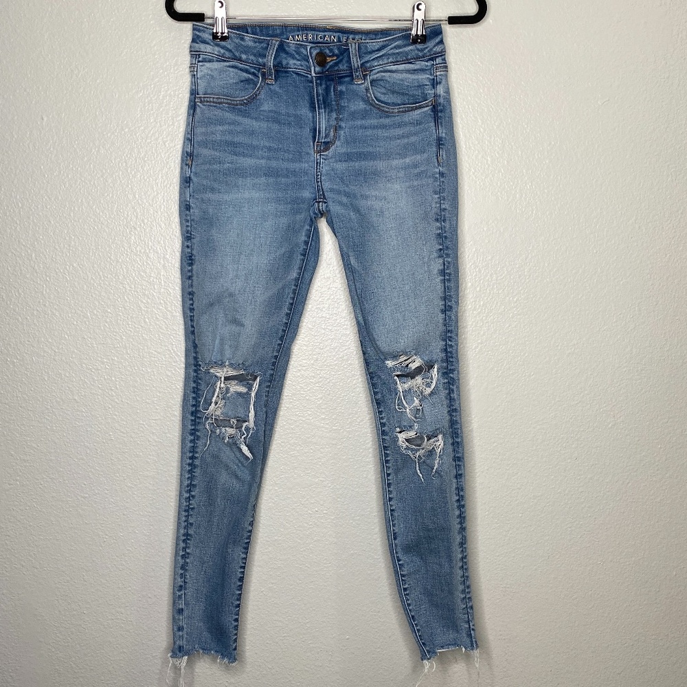 American eagle raw hem leggings 4